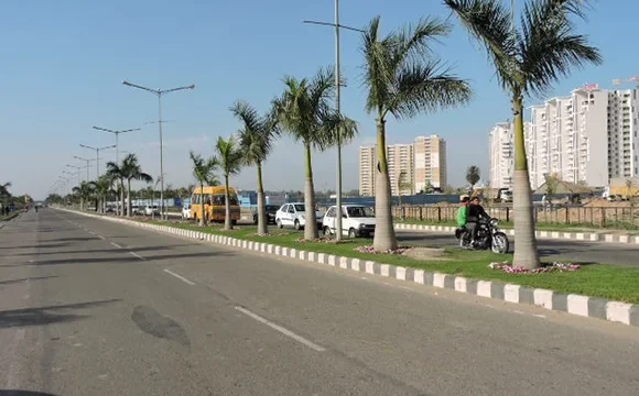 Airport Road in Mohali