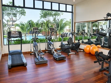 Illustration of the gymnasium and fitness equipment at Noble Callista Mohali