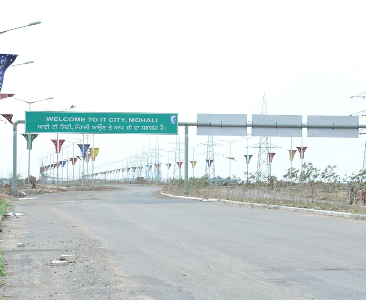 Concept illustration of a connected IT-city neighbourhood near Noble Callista Mohali